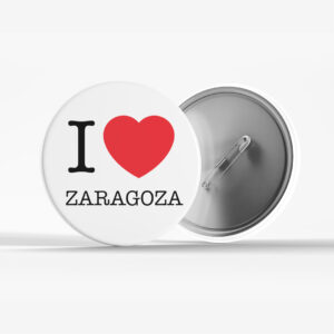 Chapa “I Love Zaragoza”