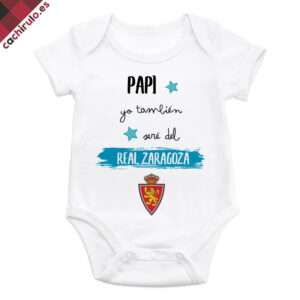 Body bebé «Papi, yo también seré del Real Zaragoza»