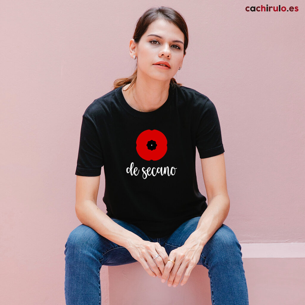 camiseta modelo "Ababol de secano"