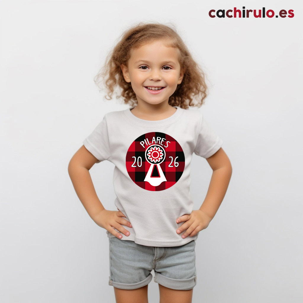 camiseta blanca Pilares 2026