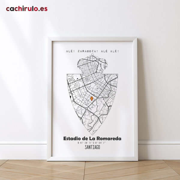 Poster personalizado "La Romareda"