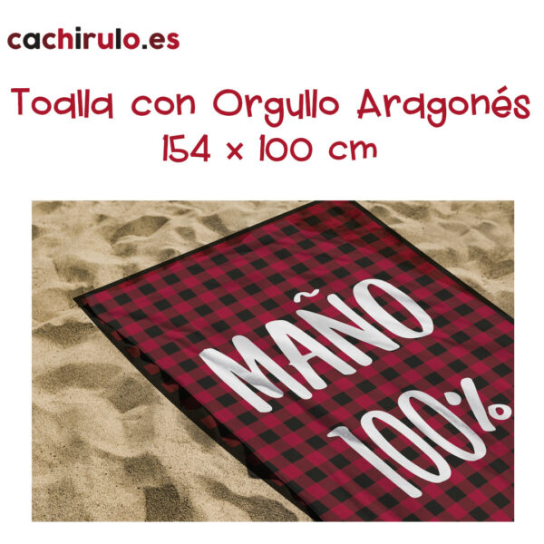 Toalla Cachirulo "Maño o Maña 100%"