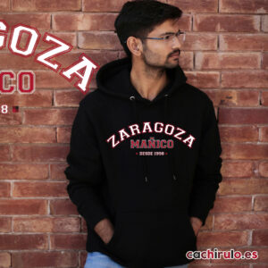 Sudadera negra personalizada «De dónde eres»