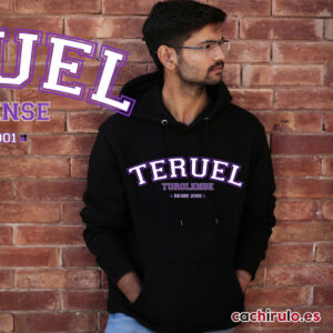 Sudadera negra personalizada «Edición Teruel»