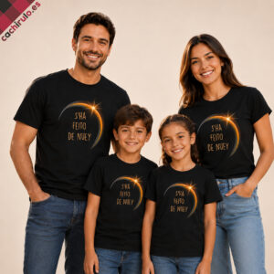 Camiseta Eclipse Solar 12 de Agosto “S’ha feito de nuey”